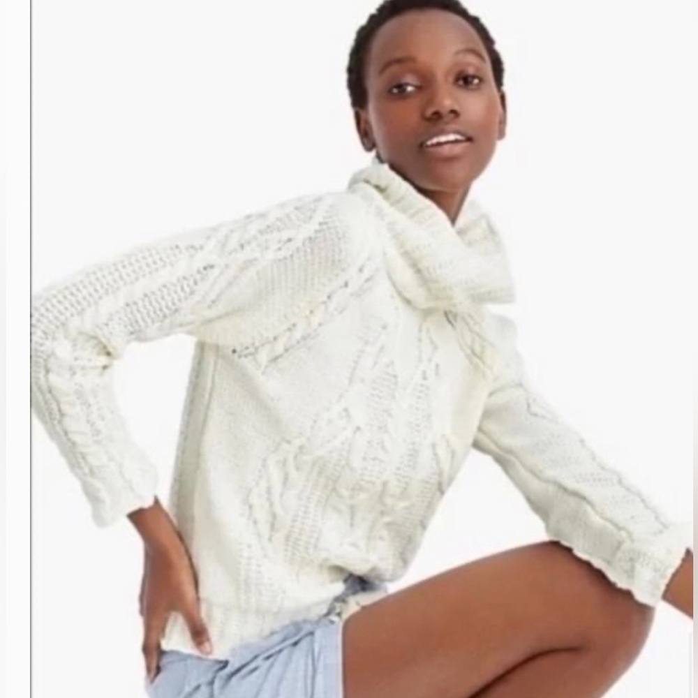 The Reeds Cotton Chunky Cable Knit Sweater